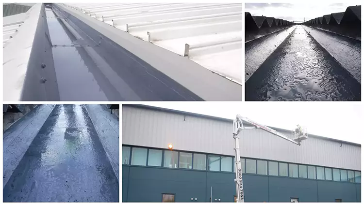 Canterbury Industrial gutter refurbishment